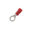 GBC Pre-insulated for cable 0.5-1.5mm-eyelet terminal Φ.6.4mm - M6 red 10 pcs Insulated Terminals